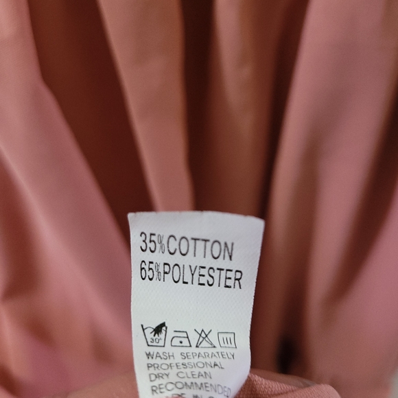 NWOT 😍XL Dusty Rose Peasant style dress - Picture 4 of 5